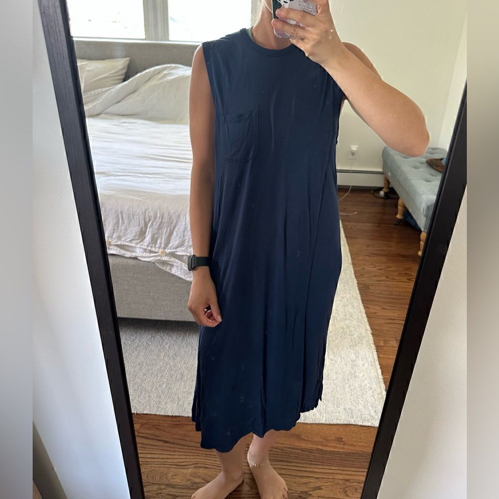 T by Alexander Wang Overlap MIDI Dress